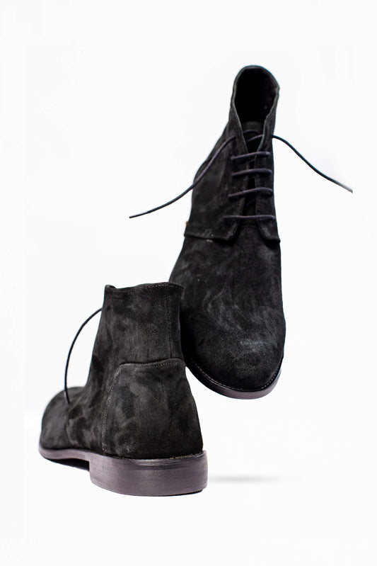 Black Suede Ankle Boots